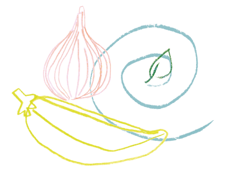 Spread with Pepper & Garlic illustration
